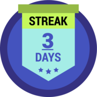 3 day streak